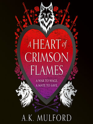 cover image of A Heart of Crimson Flames